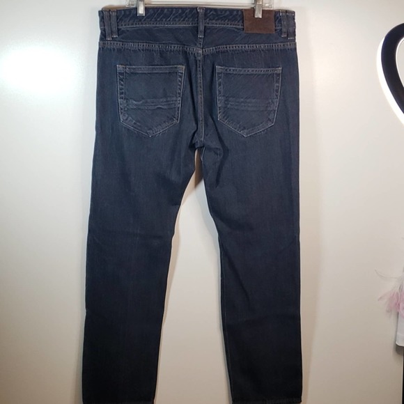 AKOO Sz 38 Big Oak Fit Slim Cut Dark Wash Denim Jeans - Picture 6 of 9